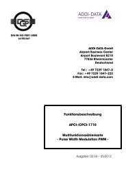 ADDI-DATA PA7301 Driver for Windows ADDI-DATA PA7301 Descargar Controlador
